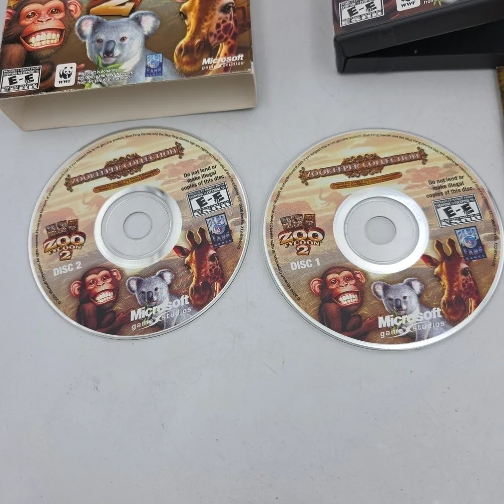 Zoo Tycoon 2: Zookeeper Collection (PC, 2006) Complete With Manual CIB